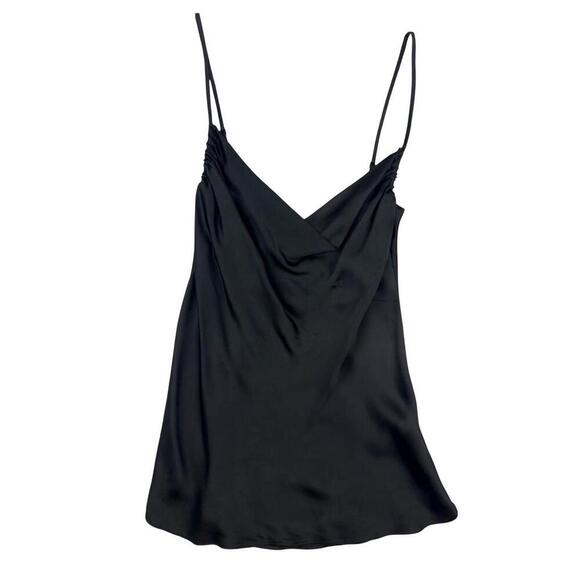 Aritzia Tops - Aritzia Wilfred Allusion Camisole Satin Top Black Size XS